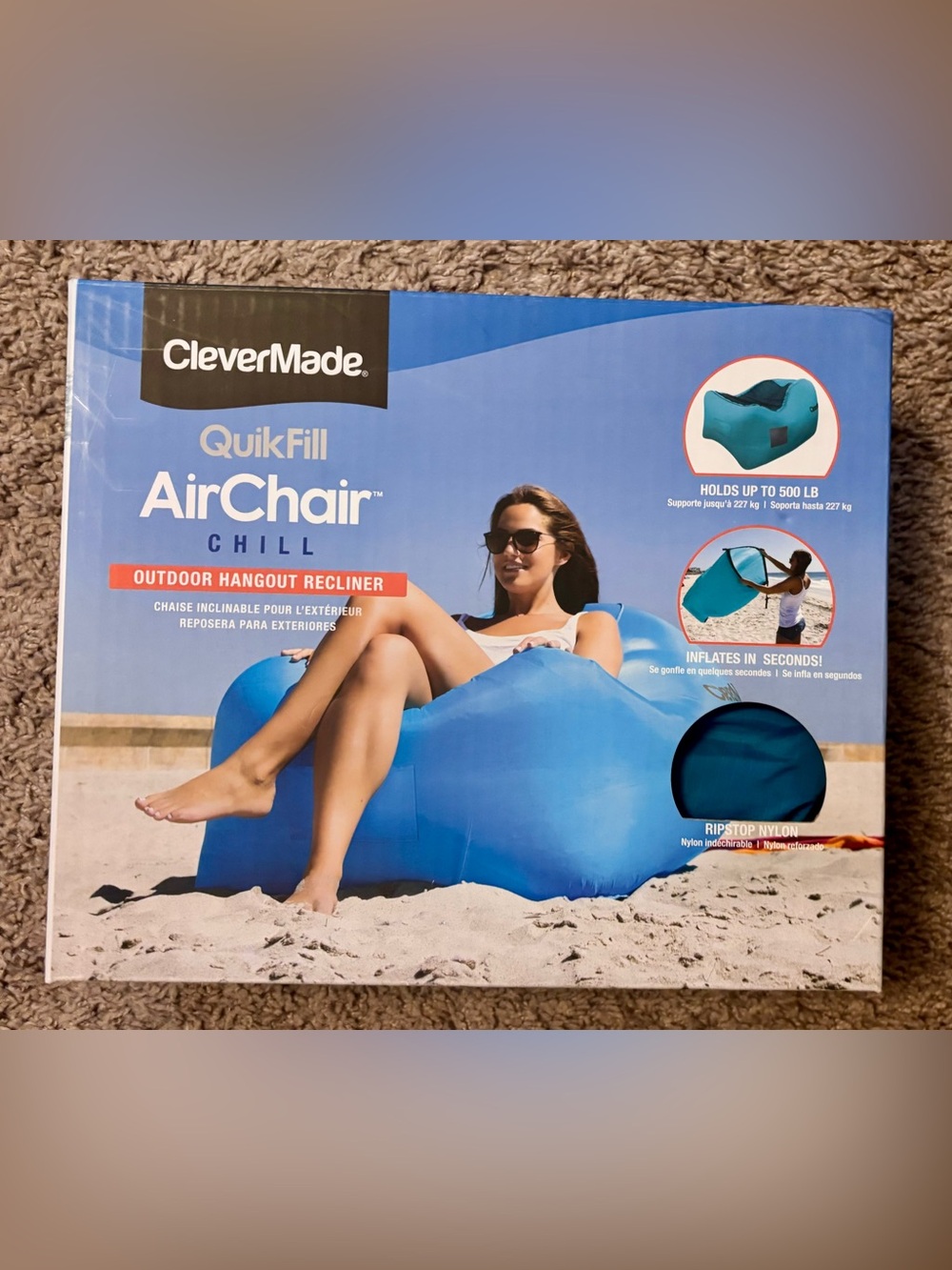 QuikFill AirChair Chill Kids One-Piece in Blue